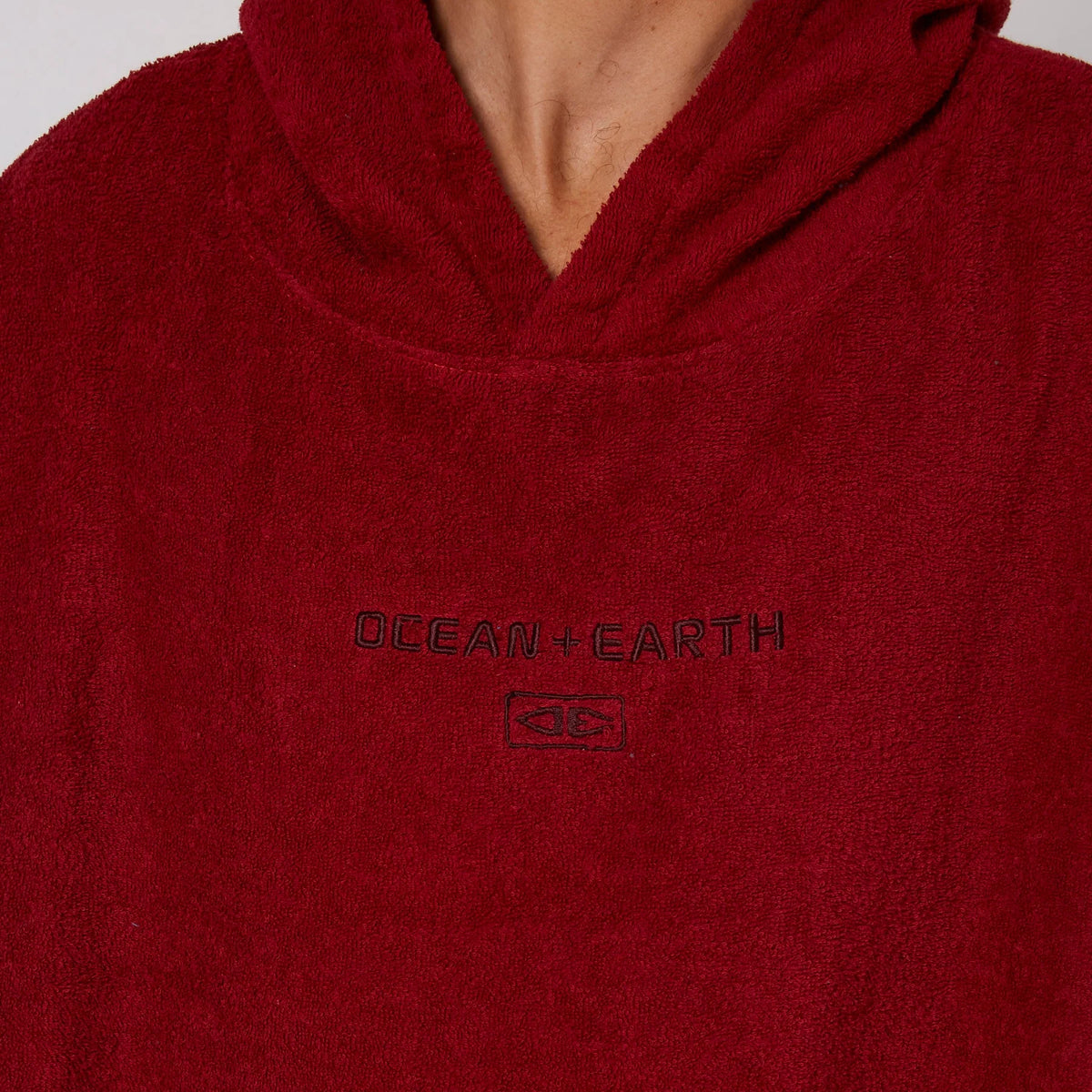 Ocean & Earth Mens Terry Hooded Poncho