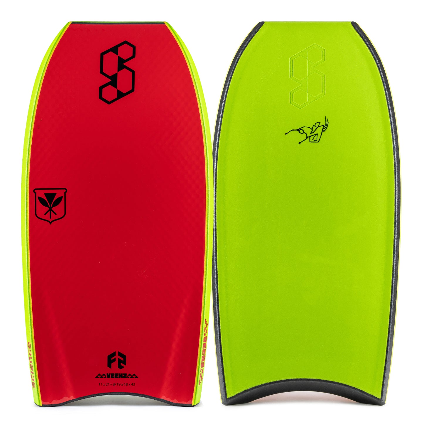 Comprar Bodyboard Science VEEKS HYBRID lime red
