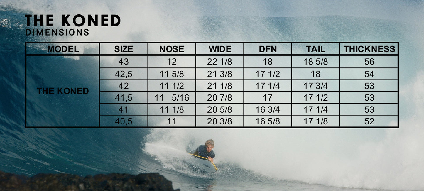Bodyboard Pride Koned PP RRC