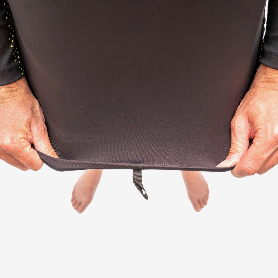 Licra Gyroll manga larga Black