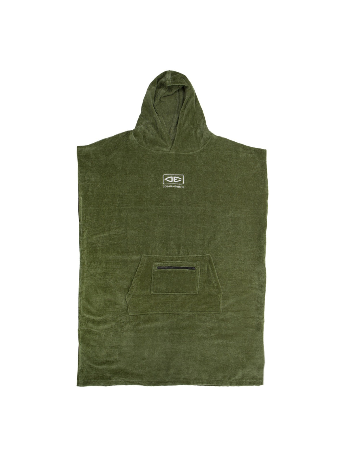Poncho Ocean & Earth Mens Corp Hooded militar