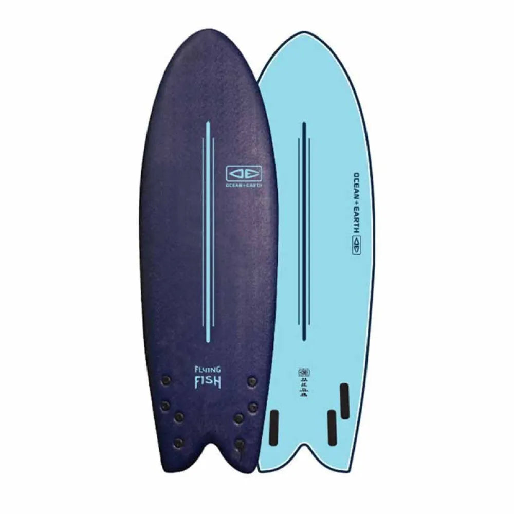 Softboard O & E FLYING FISH EZI-RIDER QUAD 5'8