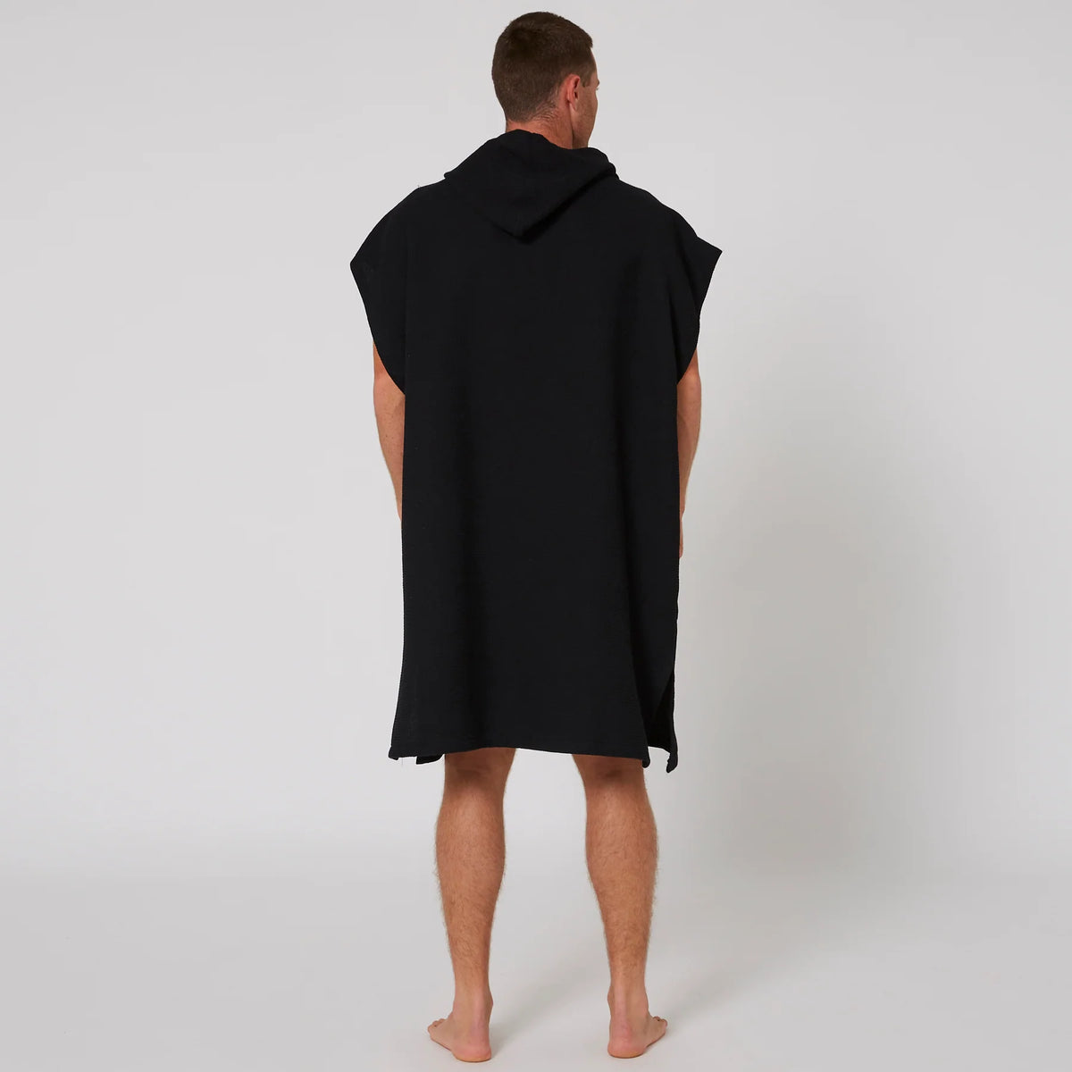 Poncho O&E Mens Wafle negro