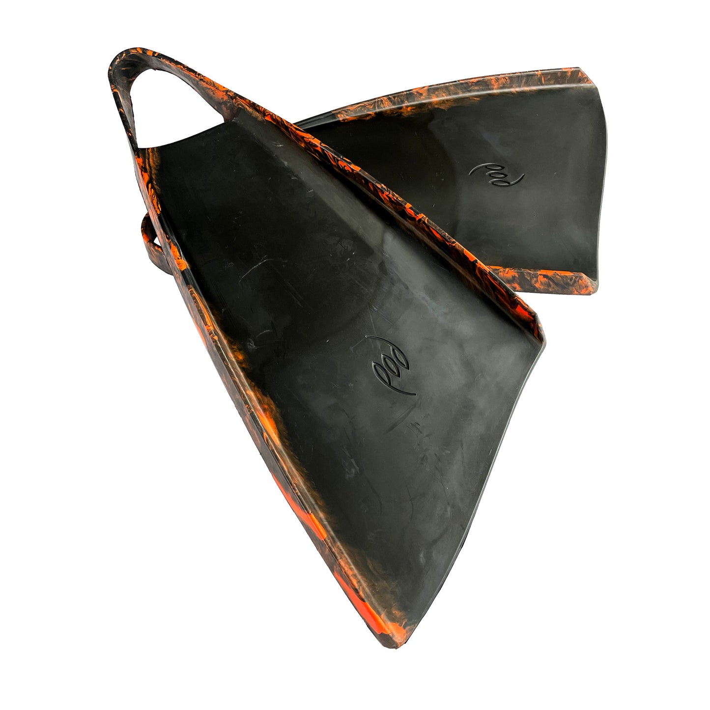 Aletas de bodyboard POD FINS 3 EVO BLACK/ORANGE