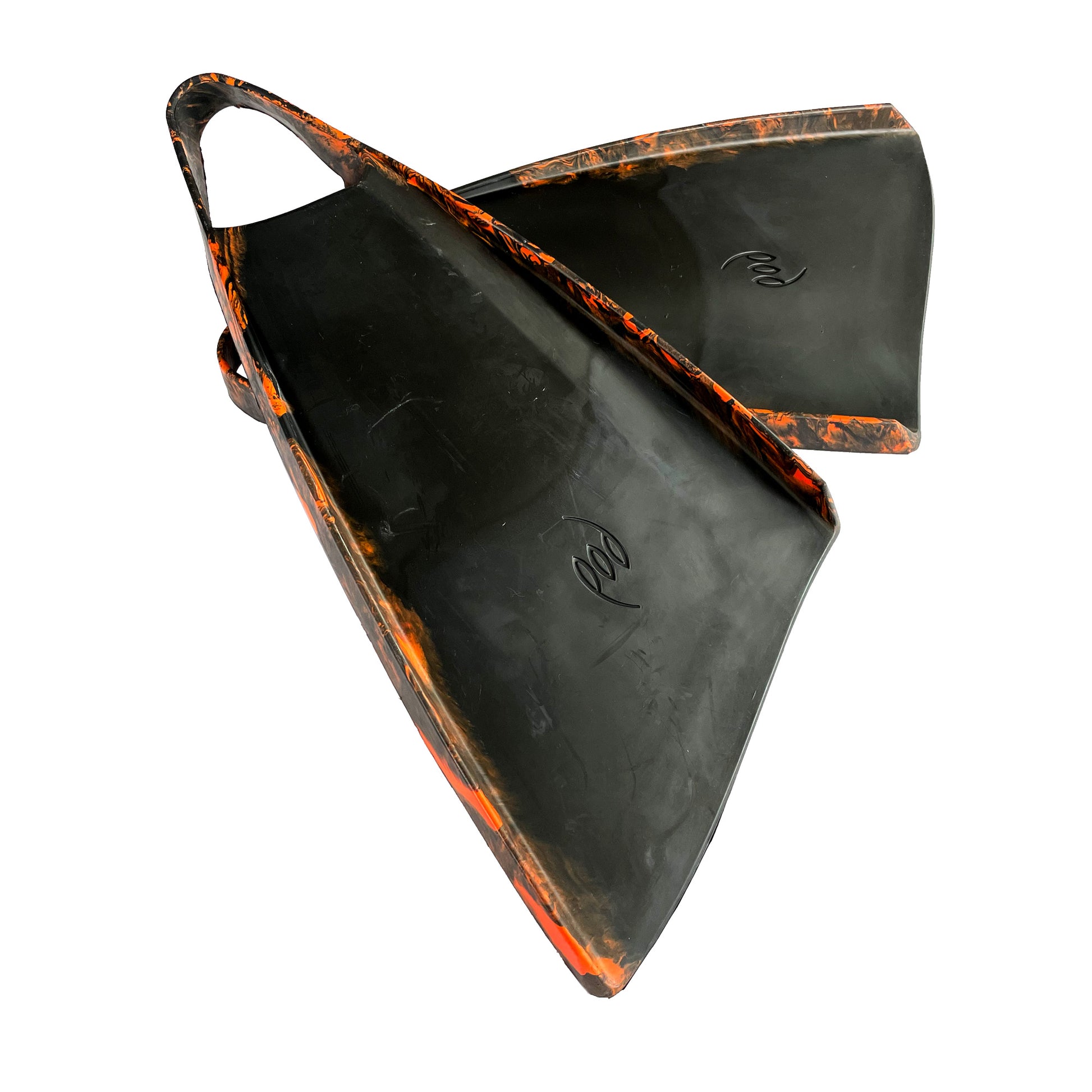 Aletas de bodyboard POD FINS 3 EVO BLACK/ORANGE