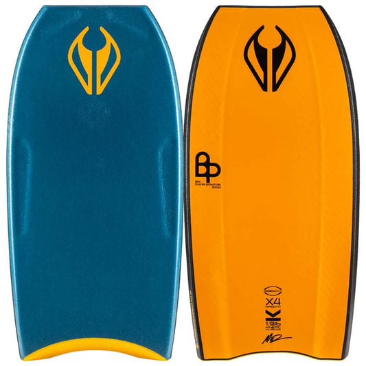 Bodyboard NMD Ben Player Proride Mini Quad  Deep Sea Green/Tangerine