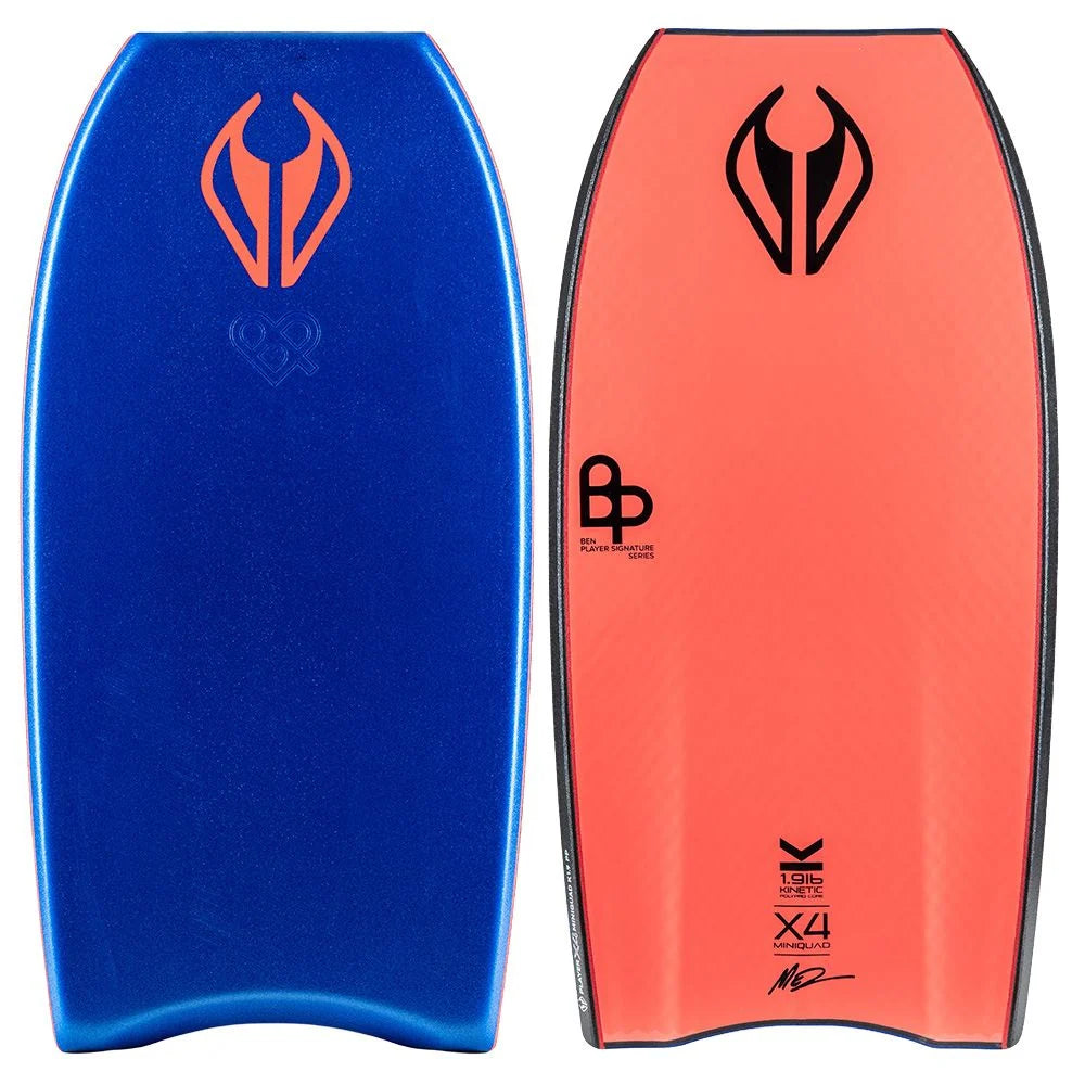 Bodyboard NMD Ben Player X4 Mini Quad K19 PP Dark Blue/Coral Red