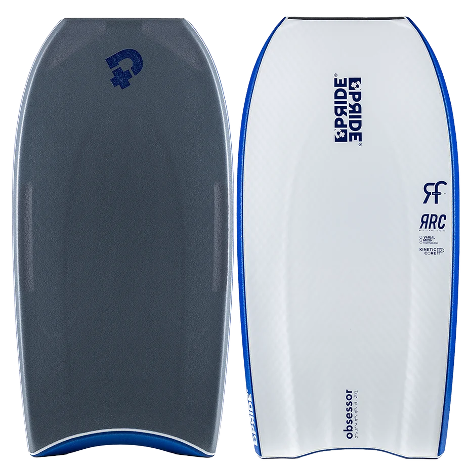 Bodyboard PRIDE OBSESSOR PP RADIAL FLEX VARIAL GRIS / BLANCO 