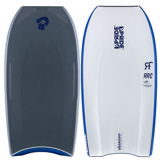 Bodyboard PRIDE OBSESSOR PP RADIAL FLEX VARIAL GRIS / BLANCO 