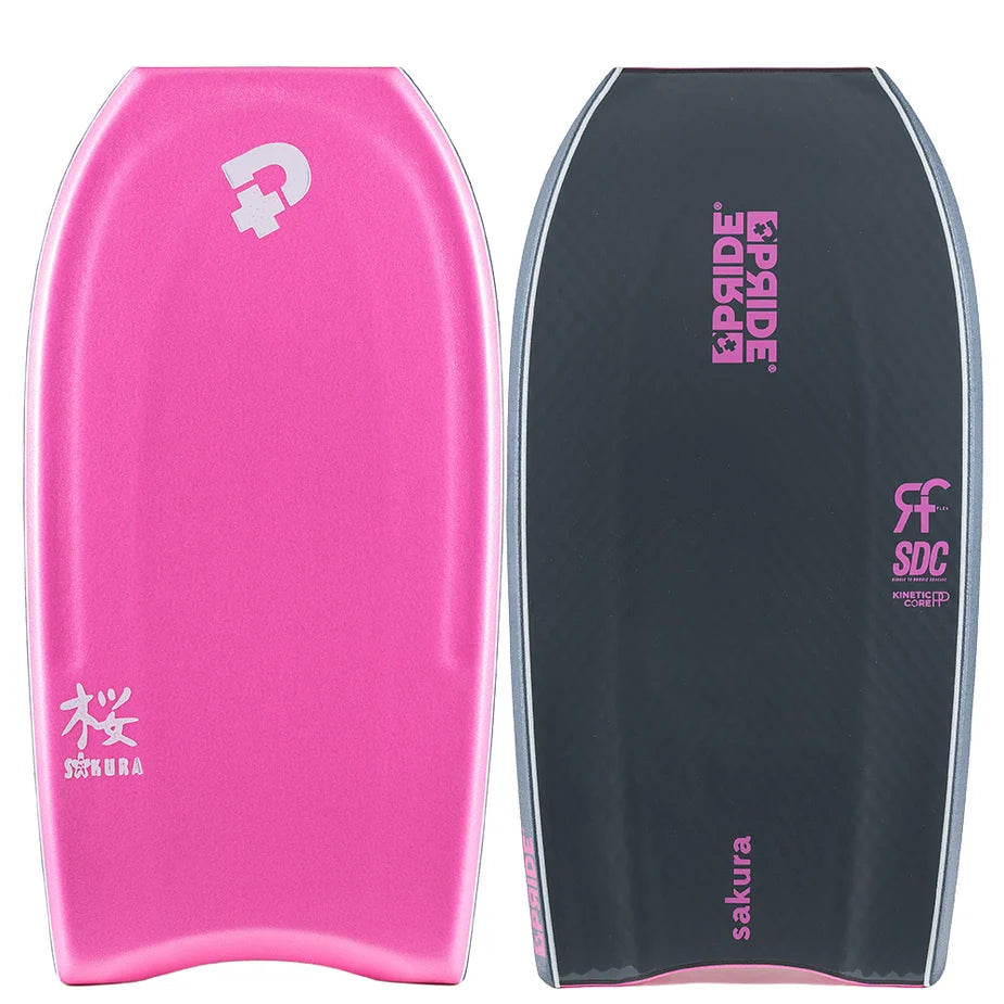 Bodyboard PRIDE SAKURA RADIAL FLEX SDC+ pink