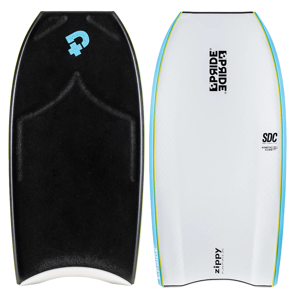Bodyboard PRIDE ZIPPY PP SDC negro y blanco