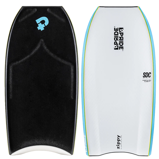Bodyboard PRIDE ZIPPY PP SDC negro y blanco