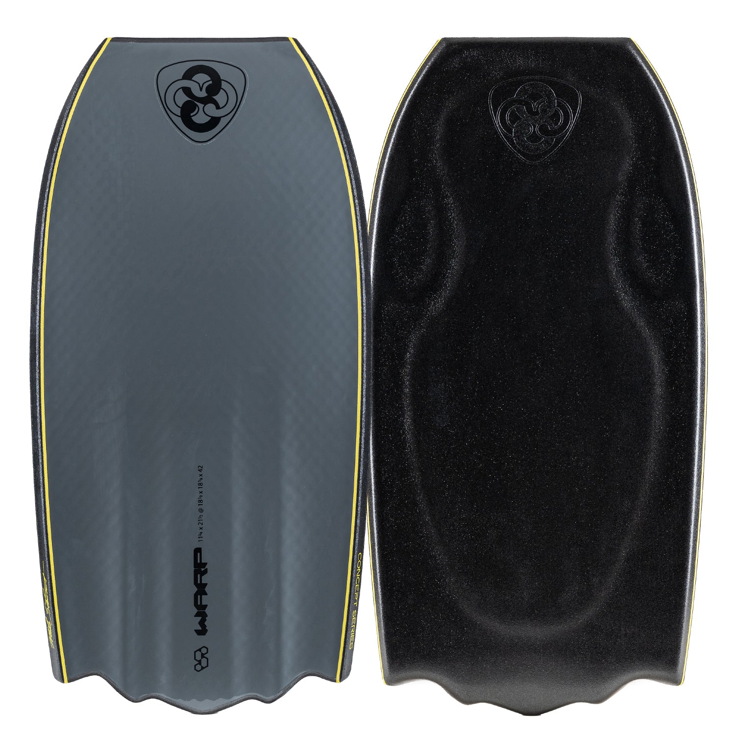 Bodyboard Science Warp gris oscuro