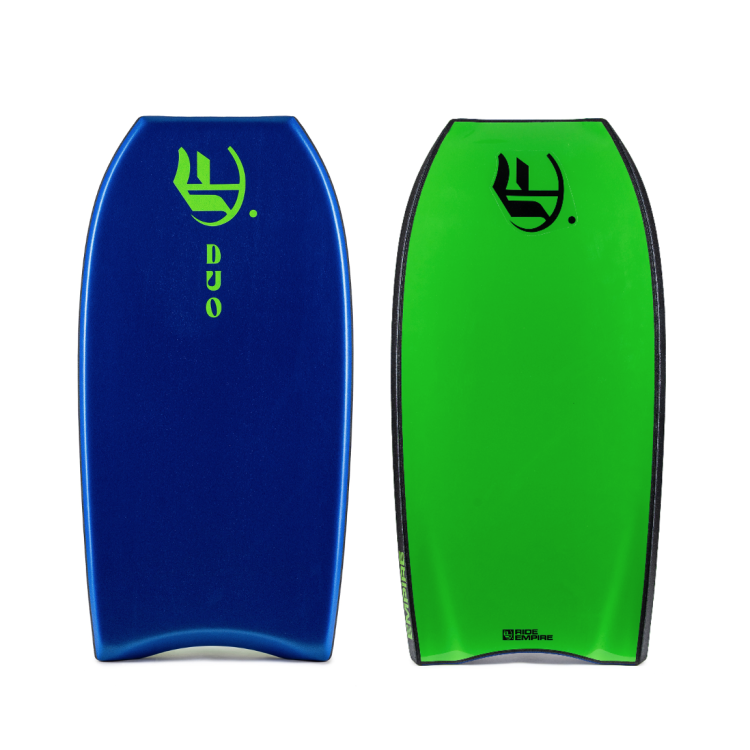 Bodyboard tabla empire-duo-pe-dark-bluefluro-green