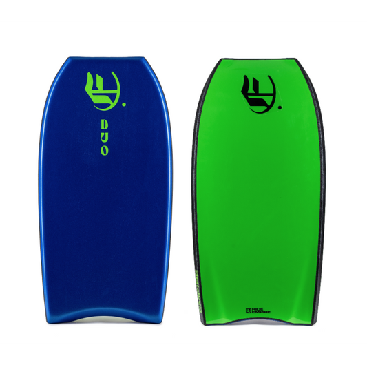 Bodyboard tabla empire-duo-pe-dark-bluefluro-green