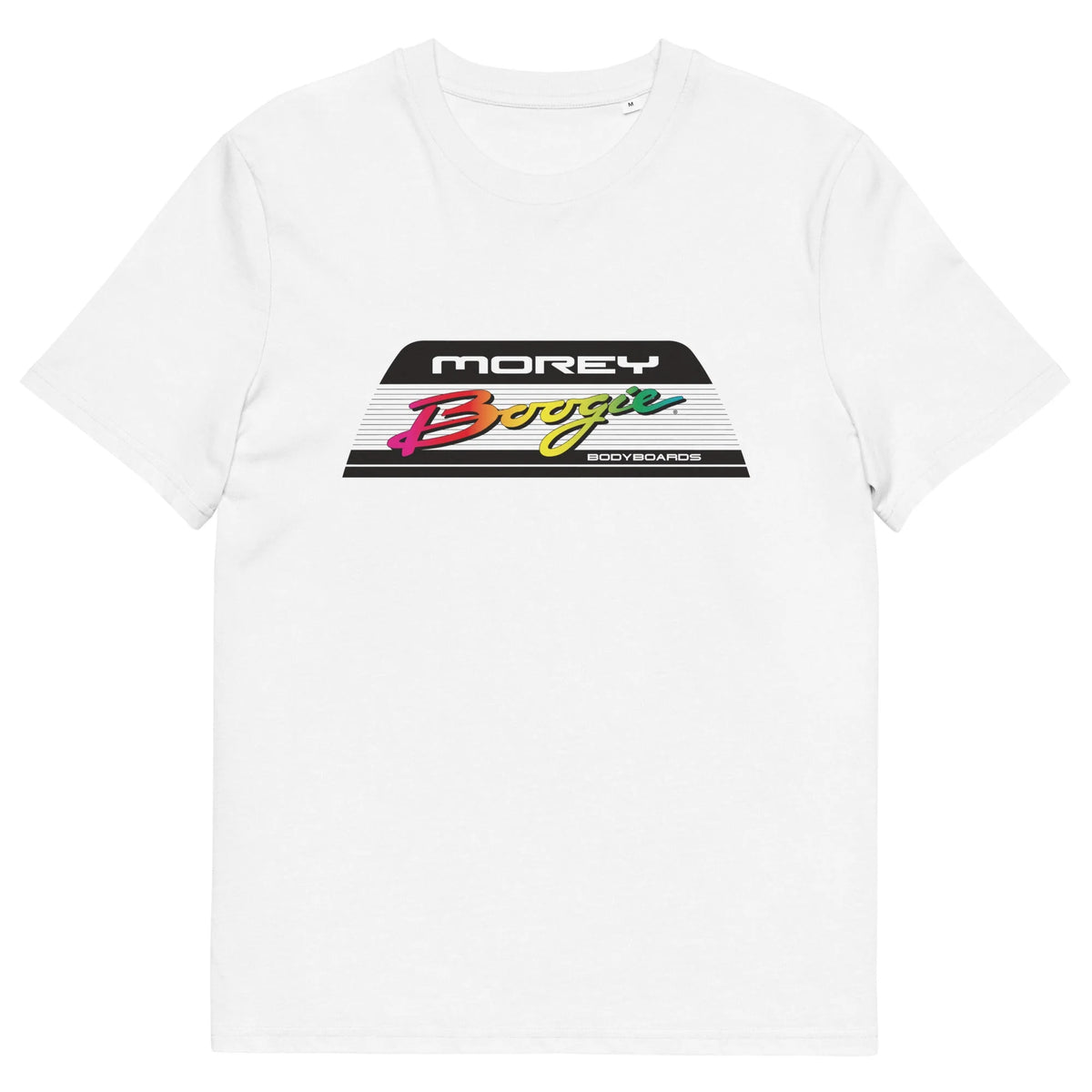 Camiseta bodyboard Morey® Rainbow blanca
