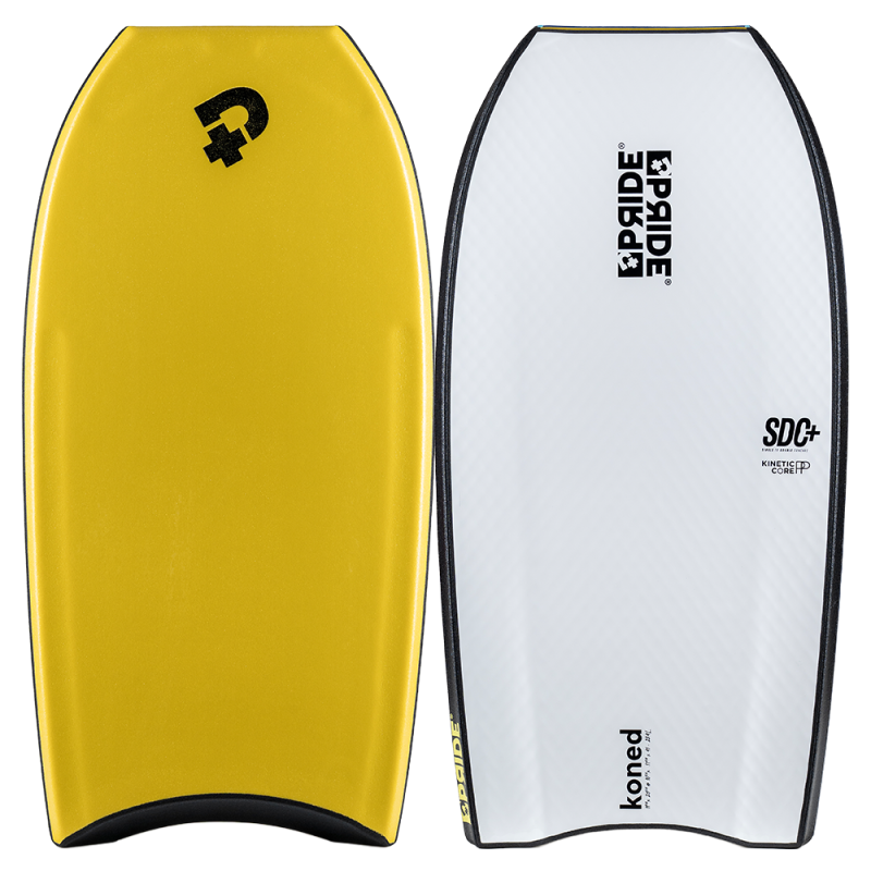 Comprar Bodyboard Pride Koned PP SDC+ amarillo y blanco
