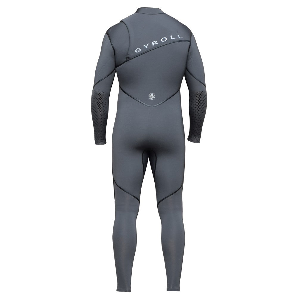 GYROLL - 4/3mm Shield Zipperless Wetsuit - Silver
