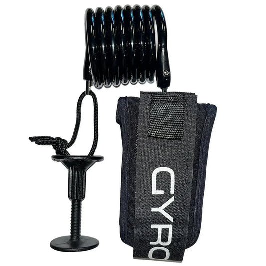Invento gyroll-bodyboard-bicep-leash negro