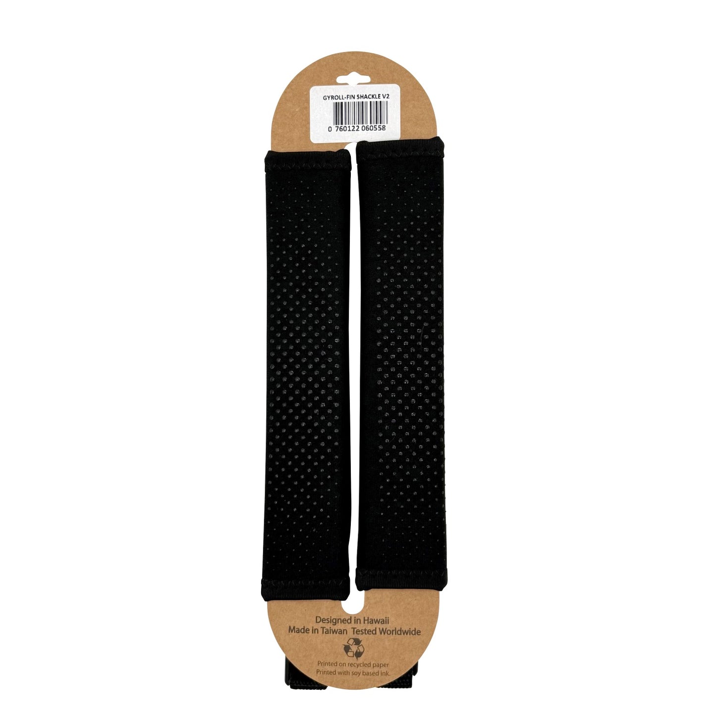 Sujeta aletas Gyroll Fin Shackle black