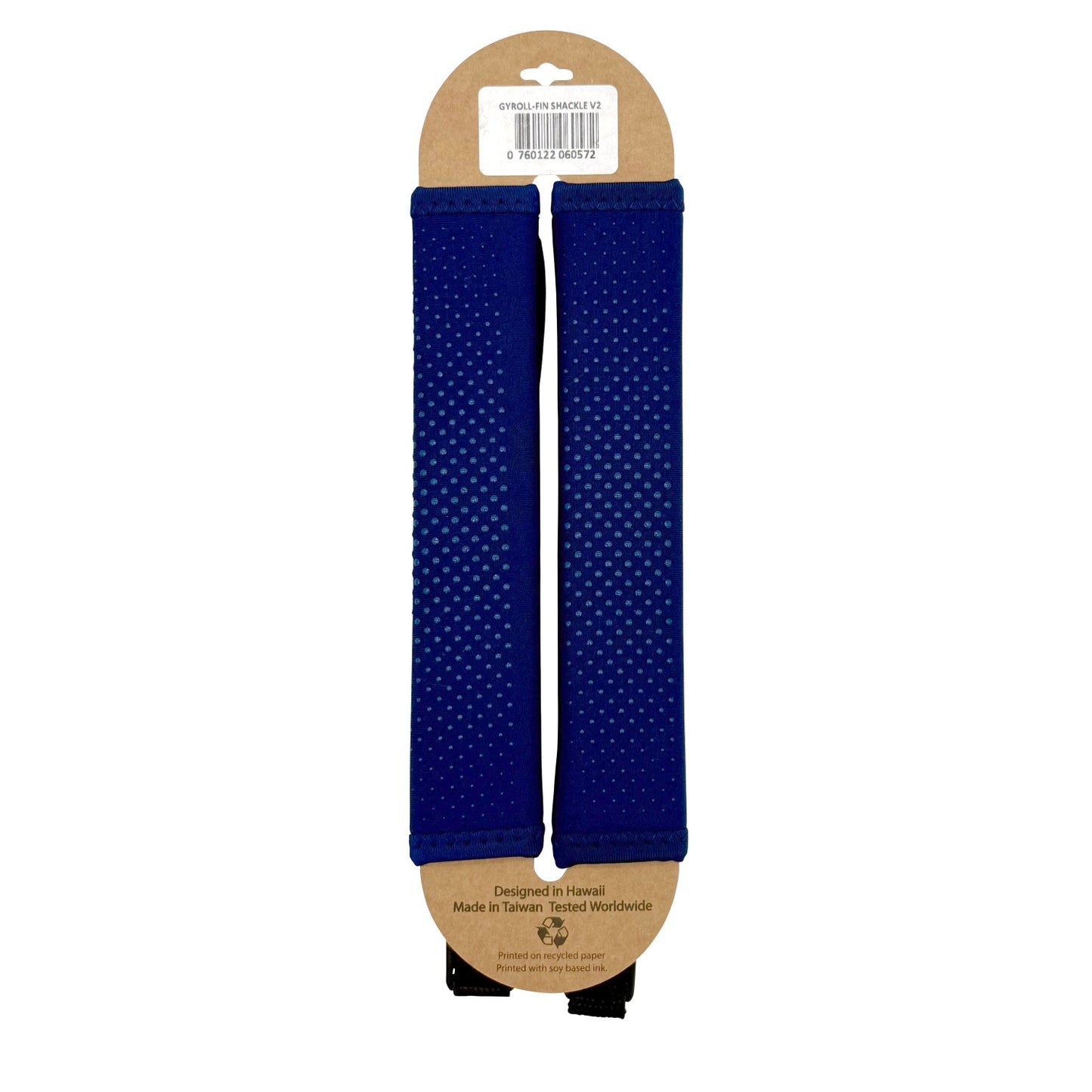 Sujeta aletas Gyroll Fin Shackle blue