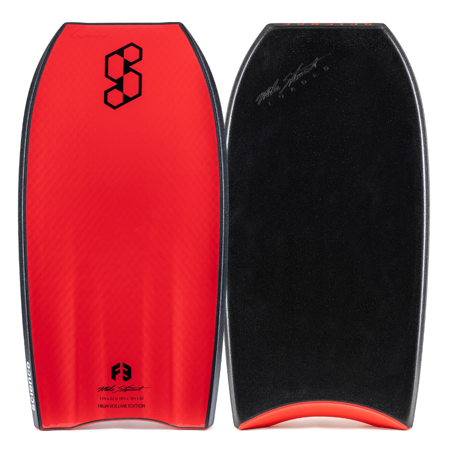 Bodyboard Science Style Loaded HV F3 QV BLACK / RED