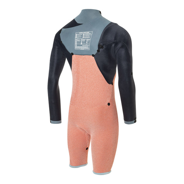 Wizard 3/2 Shorty L/S GBS FZ C5 Light grey-blue