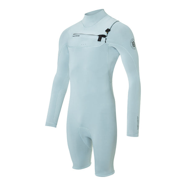 Wizard 3/2 Shorty L/S GBS FZ C5 Light grey-blue