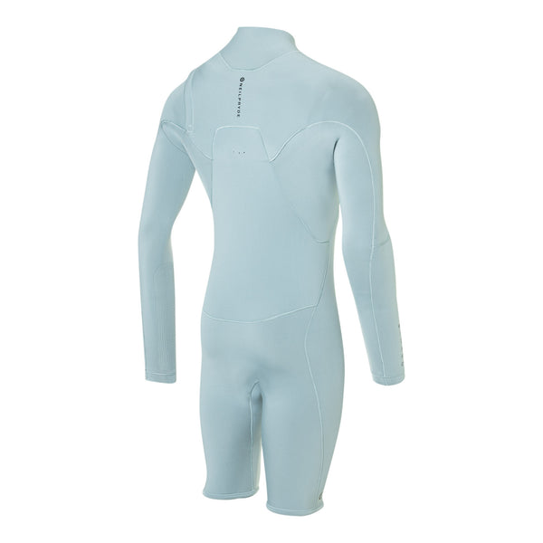 Wizard 3/2 Shorty L/S GBS FZ C5 Light grey-blue