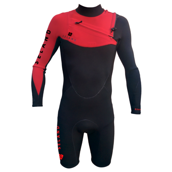 Neopreno Seland Isla III 2 MM negro rojo