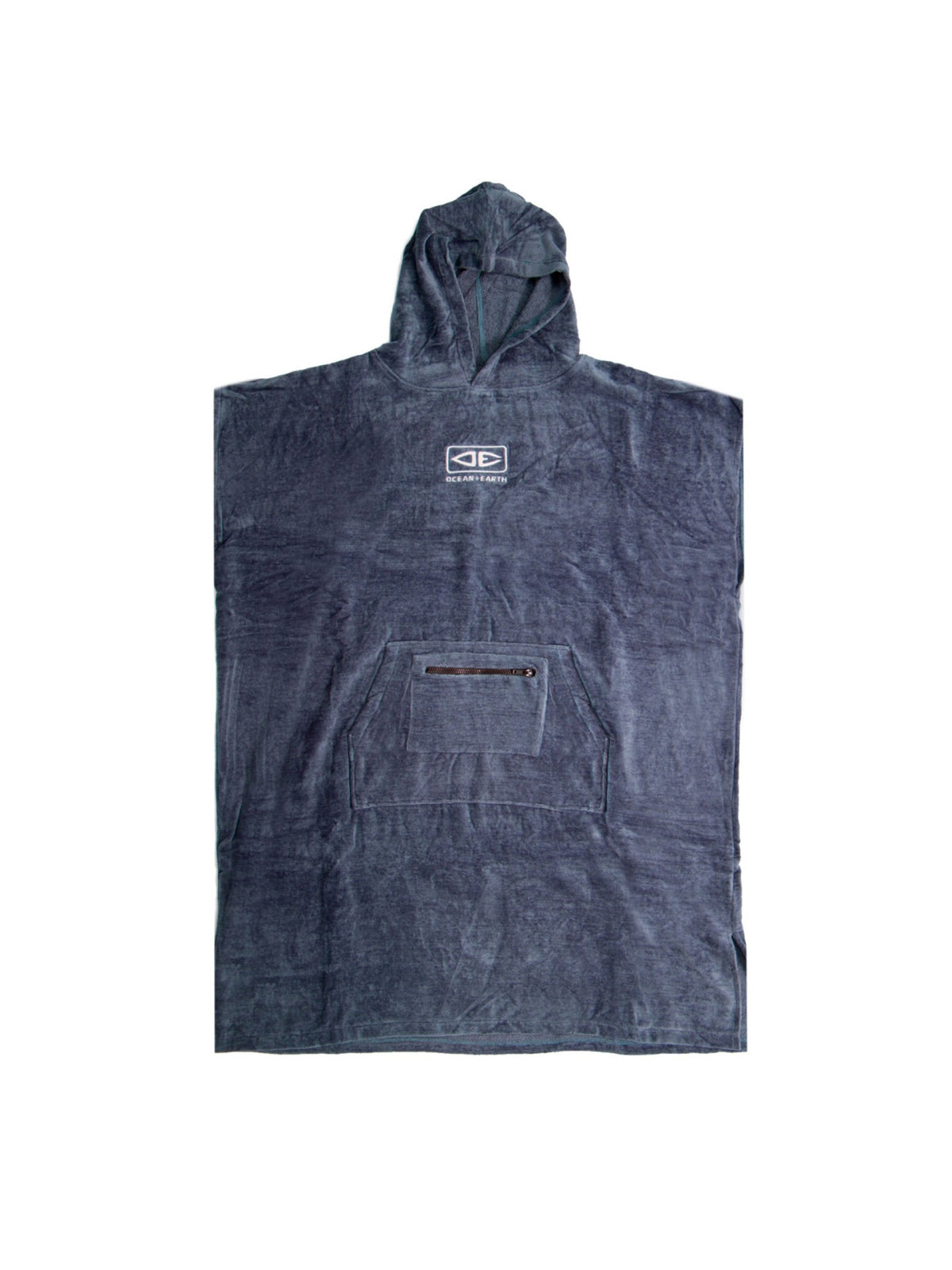 Poncho Ocean & Earth Mens Corp Hooded Navy