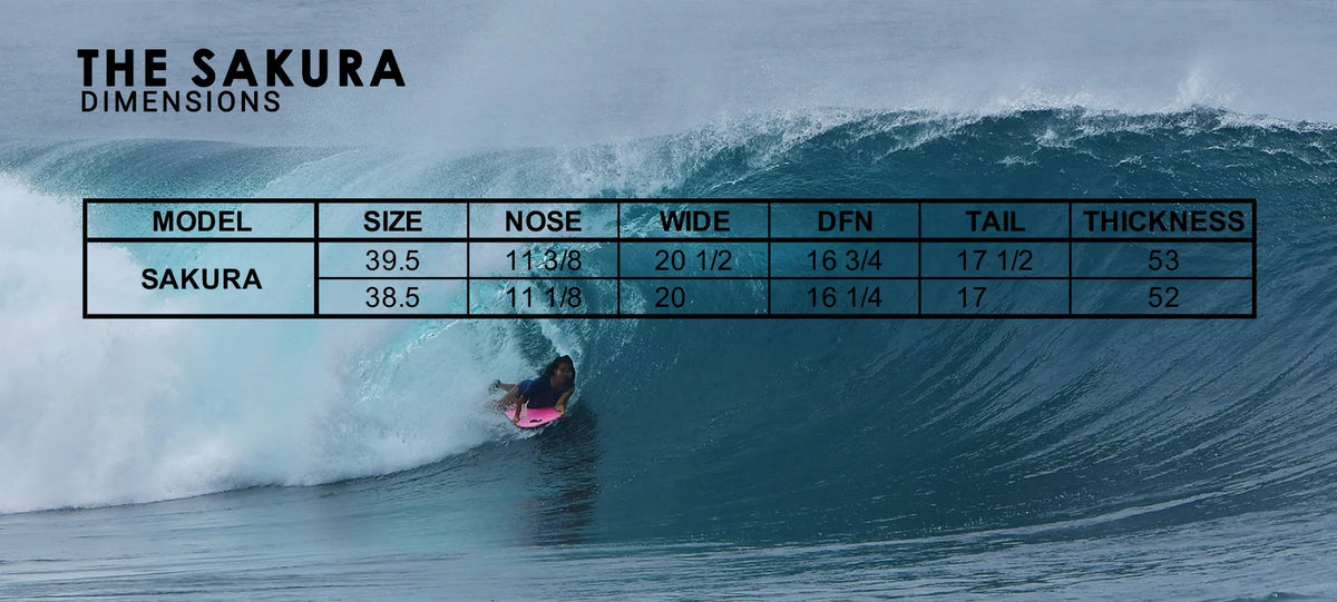 Bodyboard PRIDE Sakura Radial Flex SDC+