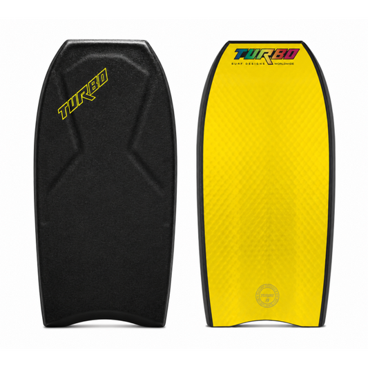 Tabla bodyboard turbo-the-six-blackyellow