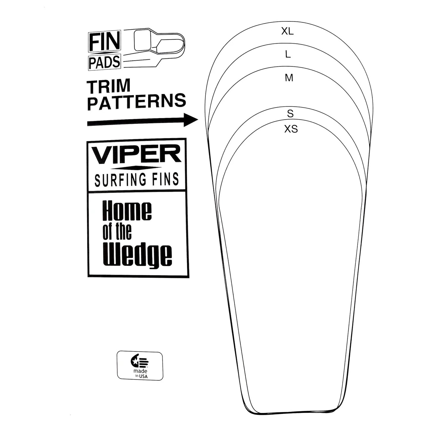 kit Viper Bodyboard Fin Pad