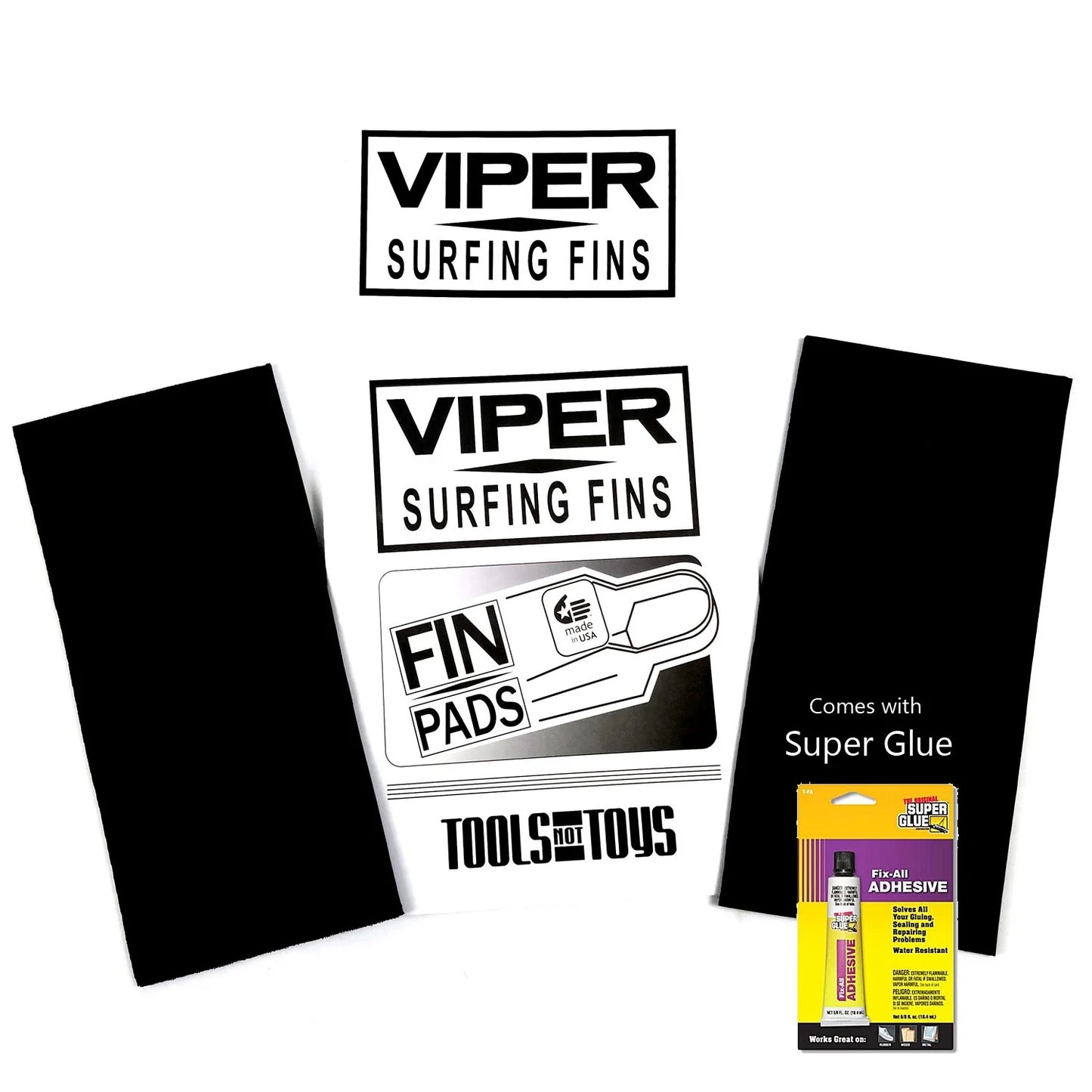 VIPER SURFING FIN PAD KIT