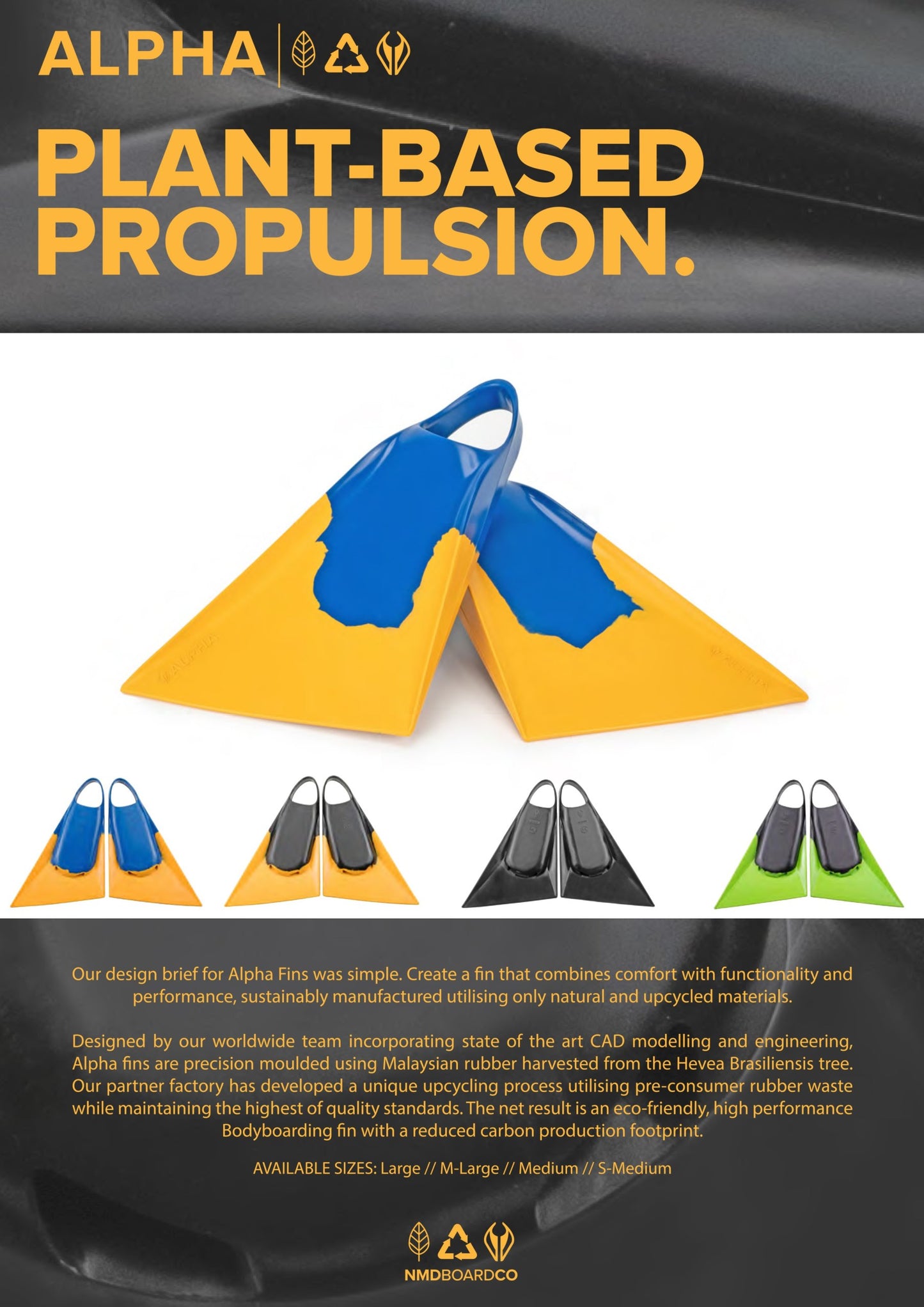 Aletas bodyboard NMD ALPHA FINS