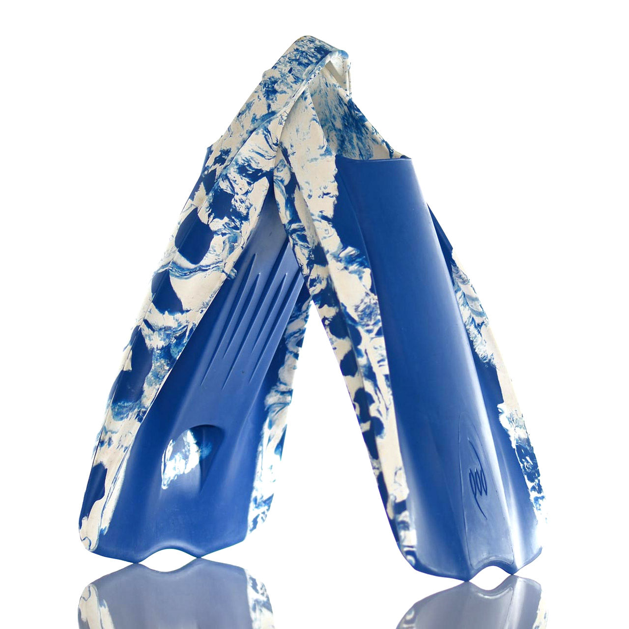 Aletas bodyboard POD FINS 1 Marble-Blue-White