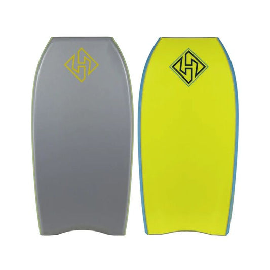 bodyboard principiante-hubboards-fire-starter-grey-yellow