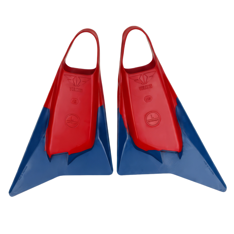 Aletas bodyboard VULCAN V2 RED/BLUE