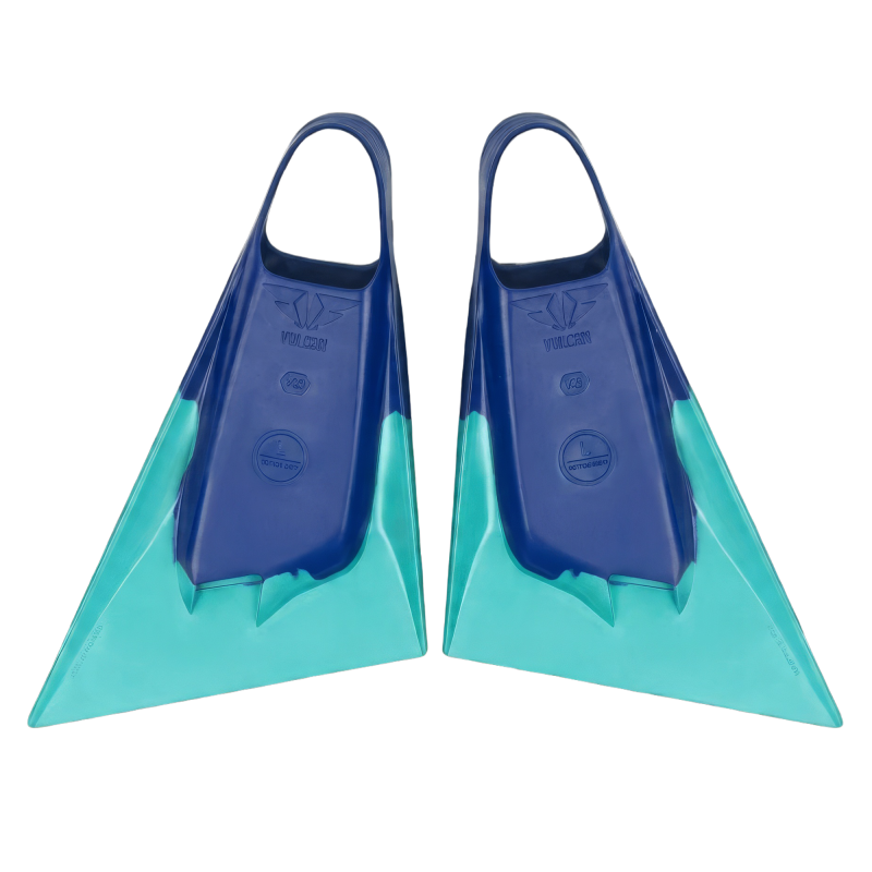 Aletas bodyboard VULCAN V3 BLUE/TURQOUISE